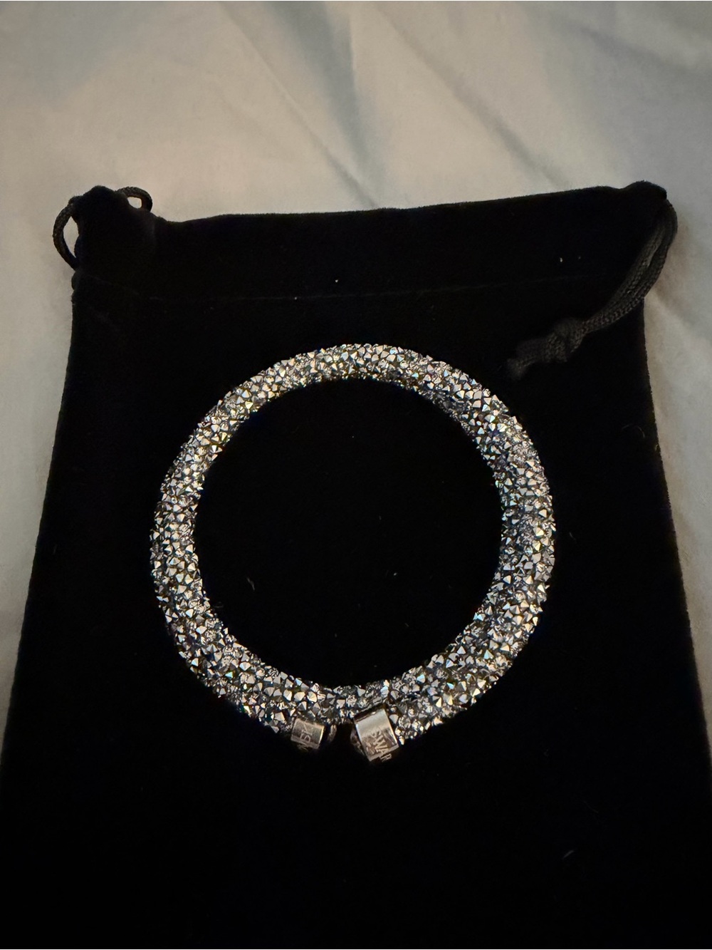 Swarovksi crystaldust double wrap bracelet